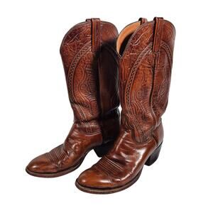 Lucchese 1883 Leather Dress Western Boots 4L613 Womens size 7D